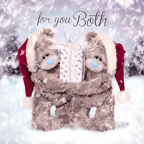 3D Holographic Both Of You Me to You Bear Christmas Card £2.99
